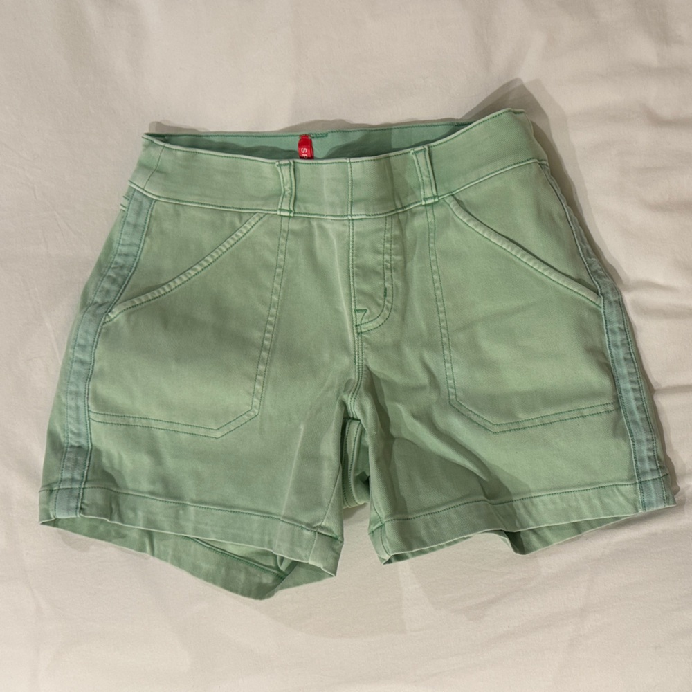 SPANX Light Green Women's Cargo Shorts